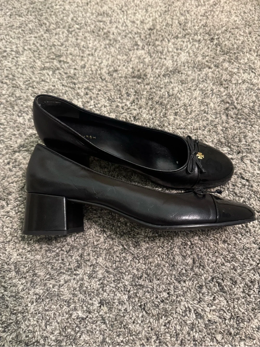 Tory Burch Cap Toe Ballerina Pump Retail $325